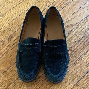 Women’s Talbots Suede Black Loafers